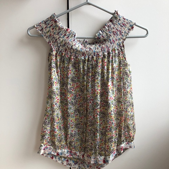 Zara 100% silk floral top - Picture 6 of 6